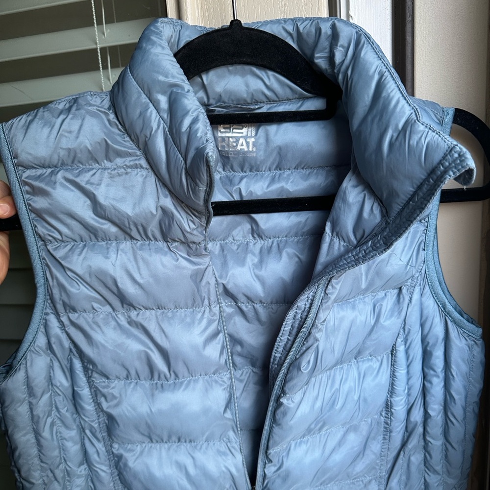 32 Degrees LIGHT BLUE Puffer Vest-SIZE M